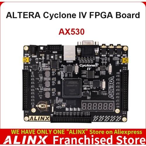 ALINX AX530: ALTERA NIOS Cyclone IV EP4CE30F FPGA Development Board DDR2 Gigabit Ethernet USB