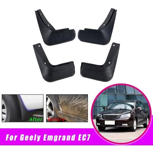 Car Mud Guards For Geely Emgrand EC7 Front Rear Splash Guards Over Fender Kit Car Styling Fender Accessories