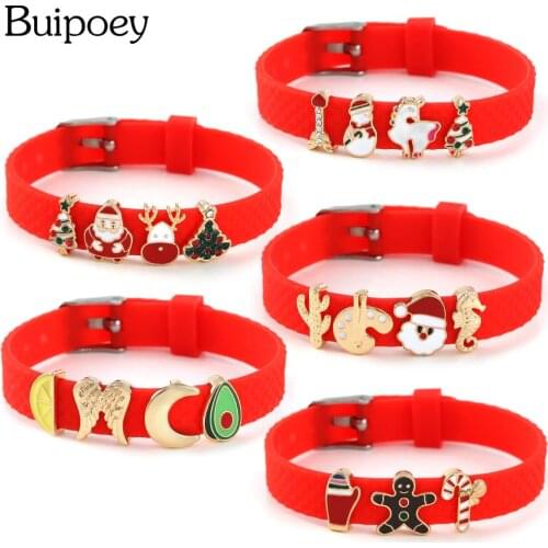 Buipoey Silicone Bracelets