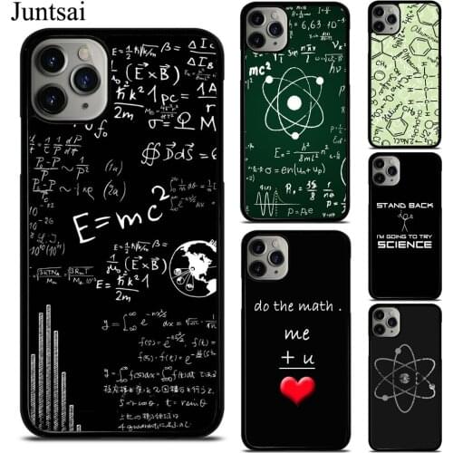 Science Math Physics Formulas Case For iPhone 11 12 Pro Max mini XS Max XR X SE 2020 6S 7 8 Plus Case Back Cover