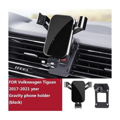 Mobile Phone Holder For Volkswagen Magotan Tiguan 2013 to 2021 year Air Vent Mount Bracket GPS Phone Holder Clip Stand in Car