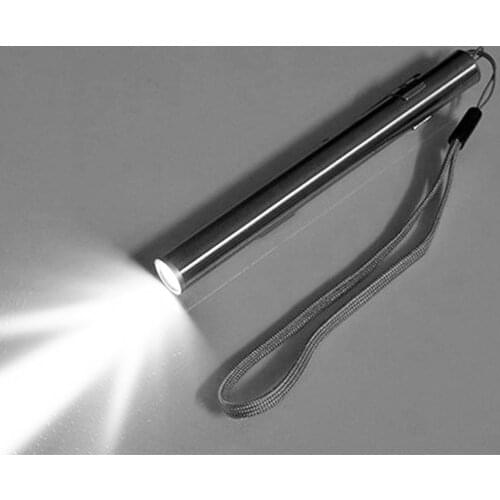 Energy-saving Portable Professional Medical Handy Pen Light LED Torch with Stainless Steel Clip USB Rechargeable Mini Flashlight