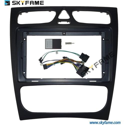 Frame cable line canbus 01-04 C CLASS W203 W209 BENZ6628 9 inches car vedio fame