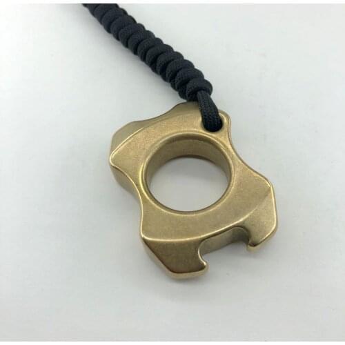 Mack Walker Brass Pocket EDC Tools Outdoor Self-Defense Kit