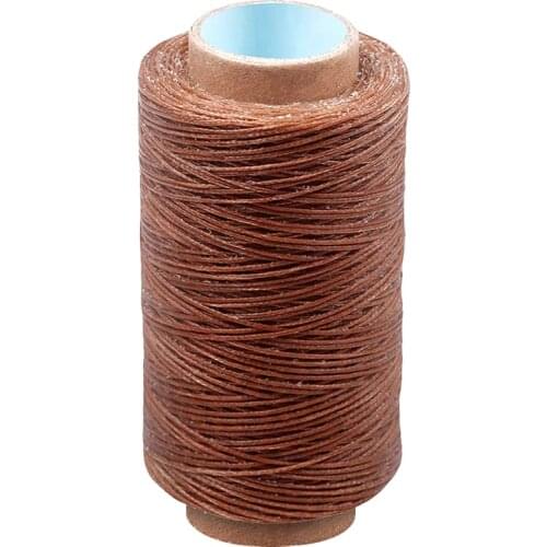 LMDZ Dark Khaki 284Yards Leather Sewing Waxed Thread-Practical Long Stitching Thread for Leather Craft DIY and Shoe Repairing