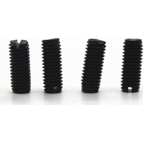 M1.6*2 3 4 5 6mm Steel flat tip slotted set screw With Flat Point end Grub Screw adjusting duplexer filter combiner dual tuner
