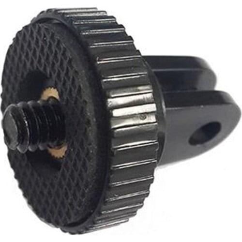 Mini Tripod Mount Adaptor Aluminum Alloy CNC 1/4 Screw Head Adapter for GoPro Hero 8 7 6 5 for DJI Sony EKEN Camera Accessories