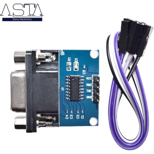 MAX3232 RS232 to TTL Serial Port Converter Module DB9 Connector MAX232