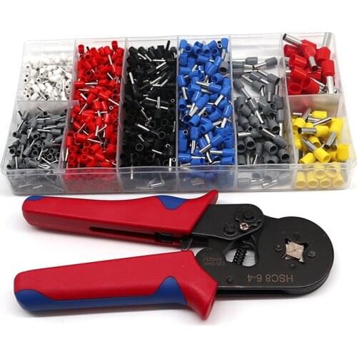 1200pcs terminales electricos para cable lugs Wire Terminal Crimp Connector Insulated Uninsulated Wire End Ferrules terminals