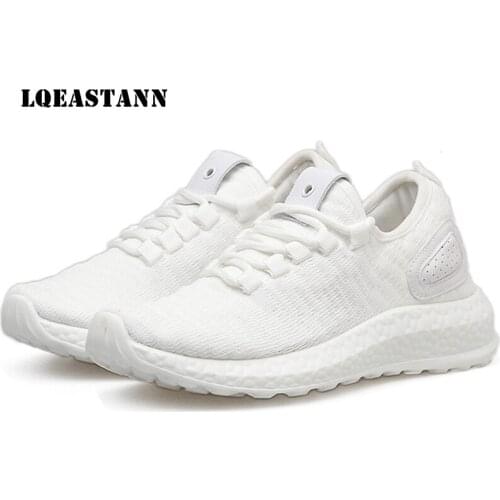 2020 New Mens Sports Shoes Flying Woven Breathable Lightweight Casual Shoes For Men And Women Low-Cut Couple Running Shoes