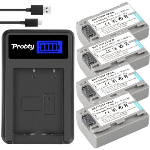 NP-FP50 Battery + Charger for Sony DCR-HC30 70E 80E NP-FP30 NP-FP60 NP-FP70 30 30E 32 32E 35 35E 39 39E 40 40E 42 42E
