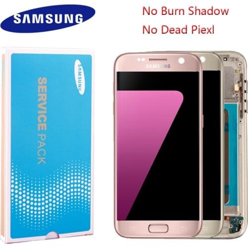 ORIGINAL 5.1 Inch LCD Display for SAMSUNG Galaxy S7 LCD G930 G930F Display Touch Screen Digitizer Assembly