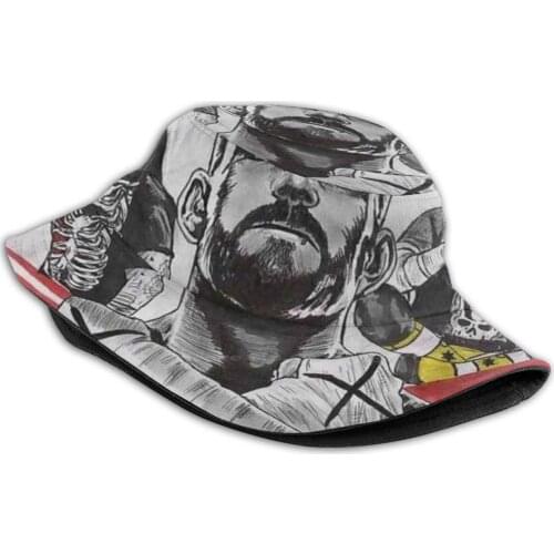 Cm Punk Foldable Panama Bucket Hat Cap Cm Punk Cm Punk Cm Punk Best In The World Chicago Punk