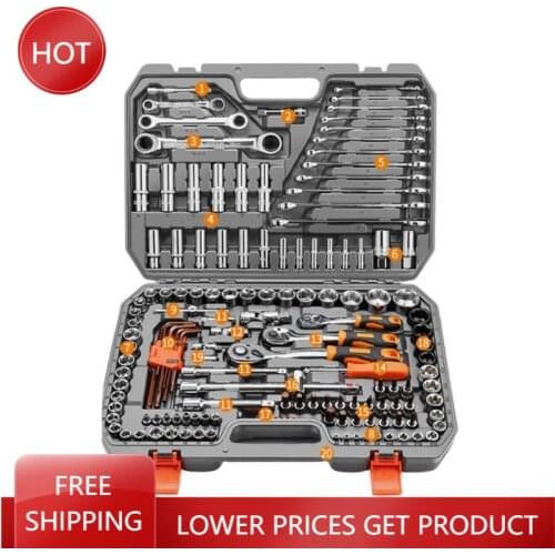 Complete Mechanic Tool Box Set Home Professional Electrician Hardcase Garage Atelier Tool Box Valigetta Car Tools Set Box AA50GJ