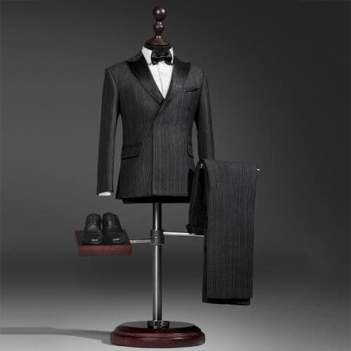 POPTOYS 1/6 scale POP-X32 high-end customized mens suit model fit 12 inch action figure