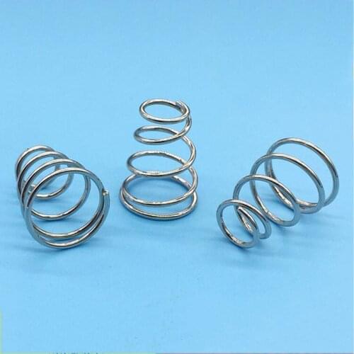 Tower spring 1.2 wire diameter * 10 Small D * 16.5 large D * 21 mm high pagoda Comprssion spring 20pcs