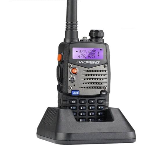 Walkie Talkie Baofeng UV-5RA UV 5RA BF-UV5RA VHF UHF Dual Band For Police Two Way Radio FM Radio Free Car Charge Cable