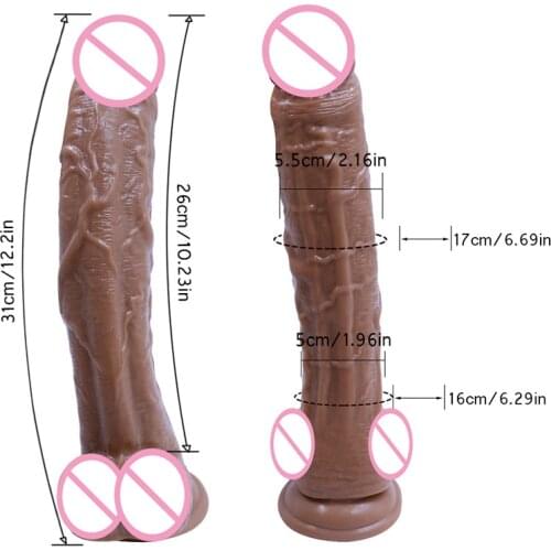 12.2 Inch Super Thick Huge Dildo with Suction Cup Penis Dick Dong Sex Product for Women Sex Toys Extreme Big Realistic Dildo