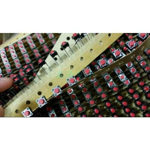 SKHVBFD010 touch switch 6*6*5 red head square base
