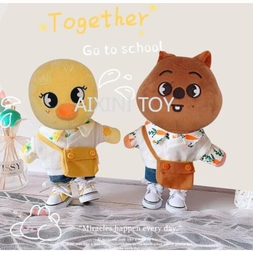 Skzoo Clothes Skzoo Plush Doll Clothes 20 Cm Clothes Stray Kids Stuffed Animal Plushie Kawaii JK Sweater Shirt Overalls Skz Stay