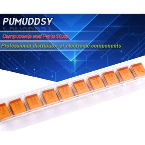 10PCS B 3528 100uF 6.3V 107 SMD tantalum capacitor