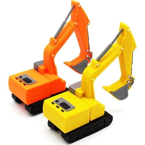 TEXT ME truck model usb flash drive pen drive excavator special car pendrive 8gb 16gb 32gb 64gb memory stick real capacity