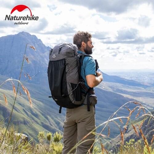 Naturehike Outdoor Large Capacity Travel Hiking Camping Backpack 40 + 5L Lightweight Rock series Hiking Backpack NH20BB113