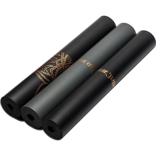 High Quality Pu Natural Rubber 5mm Yoga Mat Non-slip Widen Yoga Mat With Position Line Gym Fitness Mats Yoga Pads Carpet mat
