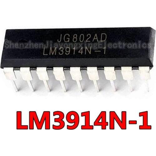 10pcs/lot LM3914N-1 LM3914N LM3914 DIP-18 LED bar graph display driver IC