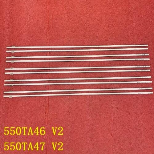 5set=10pcs LED backlight strip for SONY KDL-55W829B KDL-55W828B KDL55-W800B KDL-55W805B 550TA46 550TA47 74.55T20.001-0-FC1