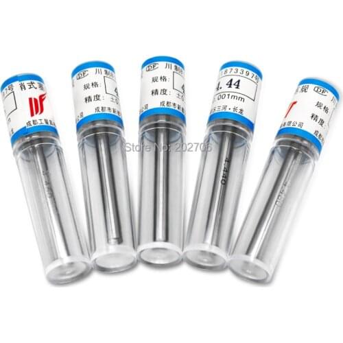 5pcs/lot 0.1-0.49mm 0.5-5.99mm 6-9.99mm Cylindrical Pin gauge Smooth Plug Gauge Hole Gauge step Pin Gage Gauge Measuring Tool