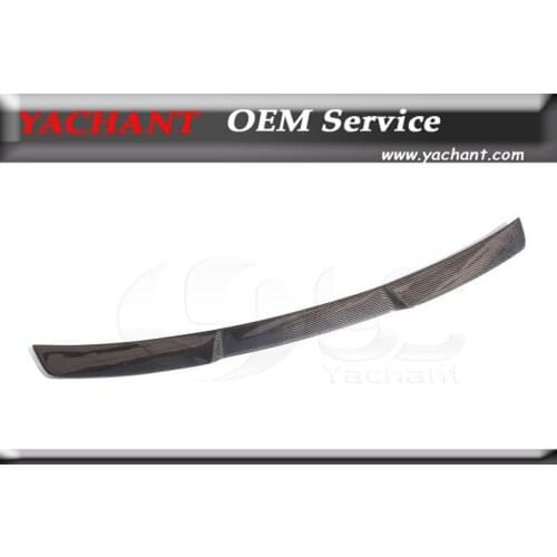 Car-Styling Auto Accessories Carbon Fiber Rear Trunk Spoiler Fit For 08-14 A5 S5 B8 B9 2D Coupe RW Style Ducktail Rear Wing