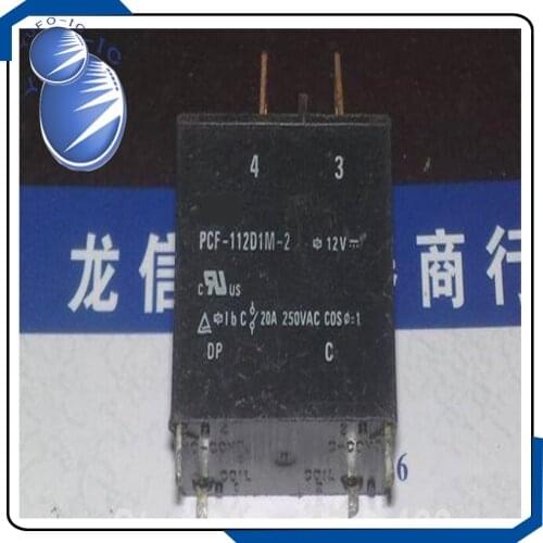 Free Shipping 10PCS Used disassemble relay PCF-112D1M-2 12VDC 102F Large YF0923