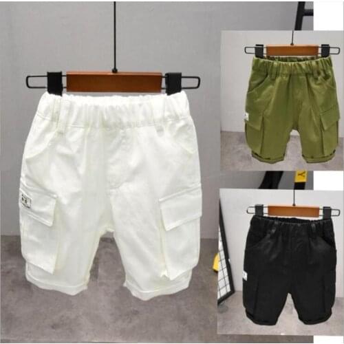 Childrens shorts Summer Baby Shorts boys Multi-pocket pants Cotton Kids Shorts Boys Clothes Toddler Clothing 2-7Year