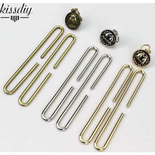 Kissdiy 30set/lot New Design Antique Bronze Silver Golden 10cm DIY Metal Purse Frames C Shape Coin DIY bag accessory