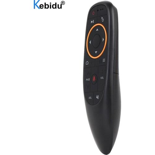 Mini G10S Voice Control Air Mouse 2.4G USB Receiver Gyro Sensing Fly Mouse Wireless Smart Remote Control for Android TV BOX H96