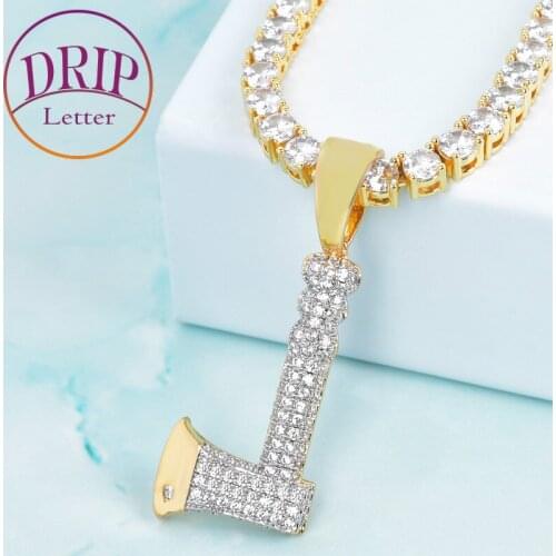 Axe Necklace Personality Pendant Mens Hip Hop Rock Jewelry