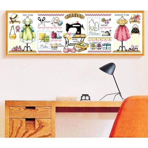 Cross Stitch Set Chinese Cross-stitch Kit Embroidery Needlework Craft Packages Cotton Fabric Floss New Designs Embroidery G30