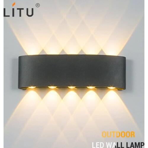 Led indoor wall lamps Outdoor modern wall lamp Aluminum bathroom light for stair wall light fixture nordic wall sconce