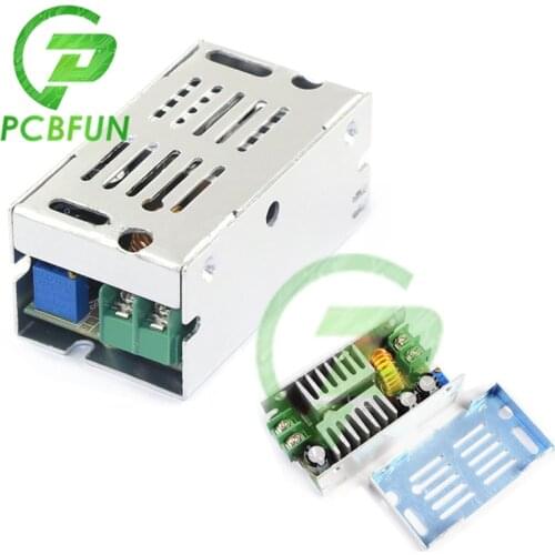 200W Non-isolated Step-down Converter Buck Module DC 4.5-32V to 0.8-30V Adjustable Voltage Regulated Power Supply+Aluminum Shell