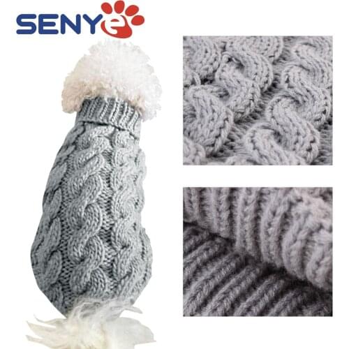 2020 Spring Autumn New Arrival Pet Sweater 8 Colors Solid Knitted Thin Dogs Cats Clothes for Medium Small Pets