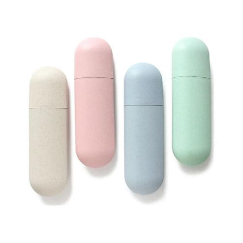 New Product Bathroom Toothpaste Toothbrush Storage Box Portable Travel Toothpaste Toothbrush Holder Cover Box Plastic Box