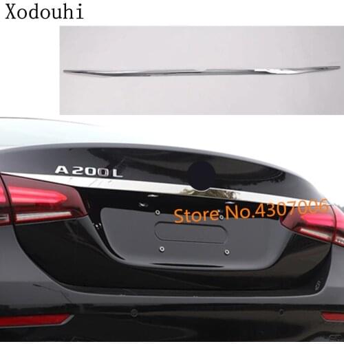 Car cover detector rear trunk door tailgate frame plate trim lamp 1pcs For Mercedes Benz A Class W177 A180 A200 A250 2019 2020