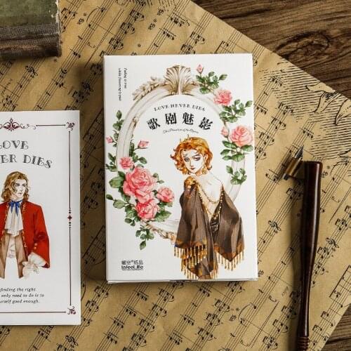 30 Sheets/Set Novelty Phantom of the Opera Postcard/Greeting Card/Message Card/Birthday Letter Envelope Gift Card