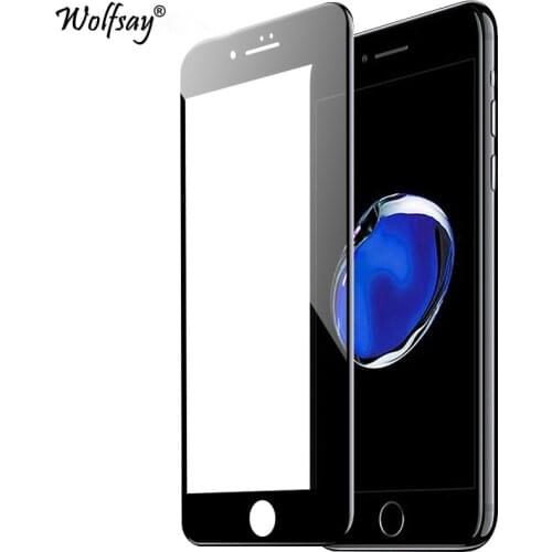 Full Cover Screen Protector For iphone 7 Glass Color Anti-Explosion Tempered Glass For iphone 8 Glass For Apple iphone 8 7 Film
