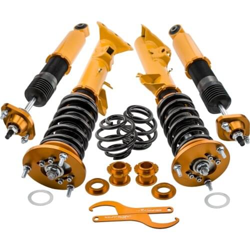 4PCS Adjustable Height Coilover Suspension only for BMW E36 Compact Shock Front Rear Shock Strut