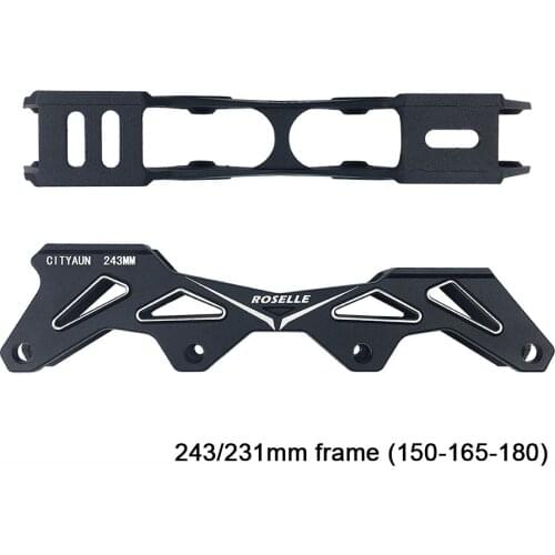 JK ROSELLE 231 243 mm Inline Skates Rocking Frame For Slalom Sliding Roller Skates Base 150 165 180 Mounting Distance Frame DJ19