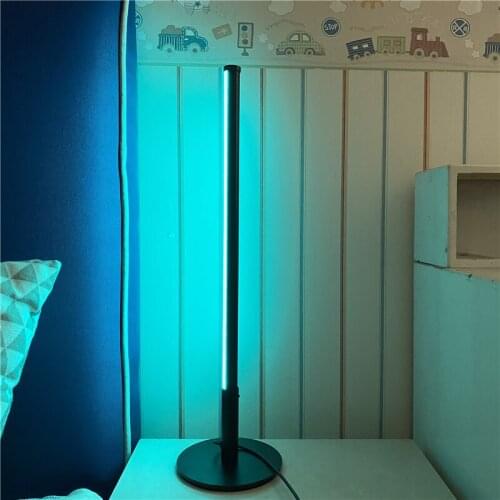 Nordic Table Lamps RGB Lamp Modern Remote Control Bedroom Bedside Lamp Living Room Decoration Indoor Lighting RGB Table Light