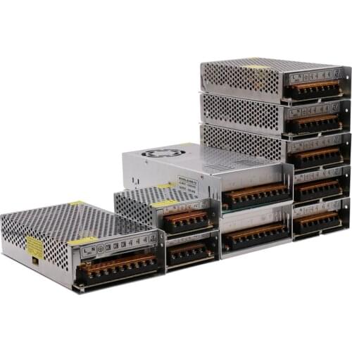 5V 12V 24V 9V 36V Lighting Transformers Iron Shell Switching Power Supply For Led Strip Light Lamp LED Driver Power Adapter
