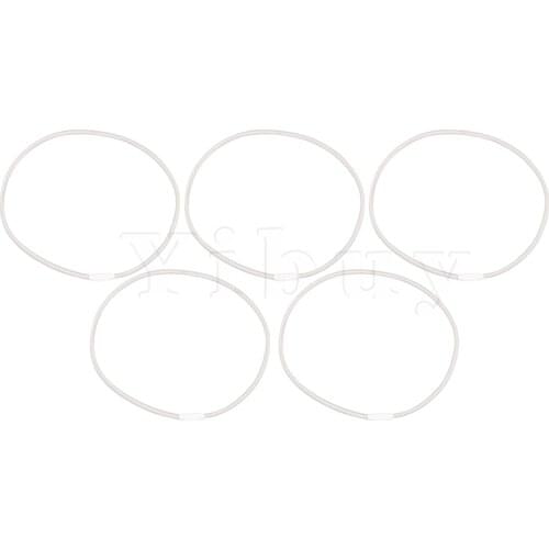 Yibuy 5PCS Silver Shock Mount Elastic Bands for for Microphone Shock Mount Holder Clamp Clip